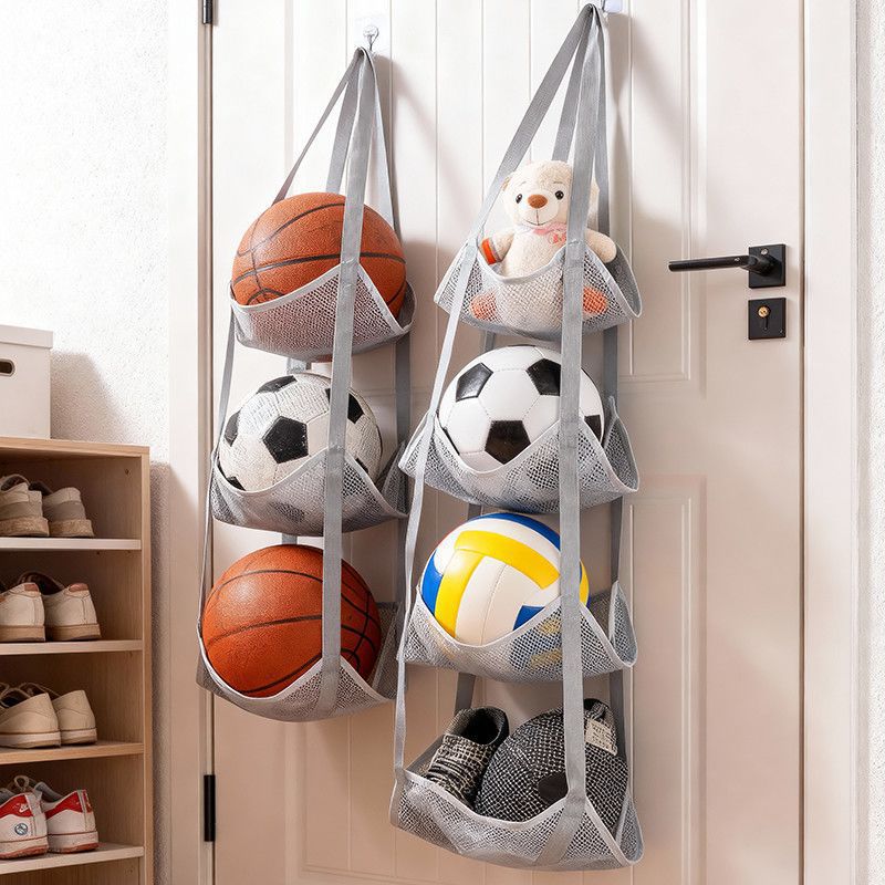 Sports Equipment Organizer - Borsa portaoggetti da parete con tasche