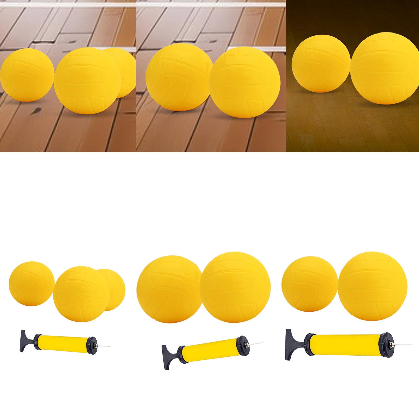 Spike Ball Game - Pallone da Pallavolo Gonfiabile Mini Giallo